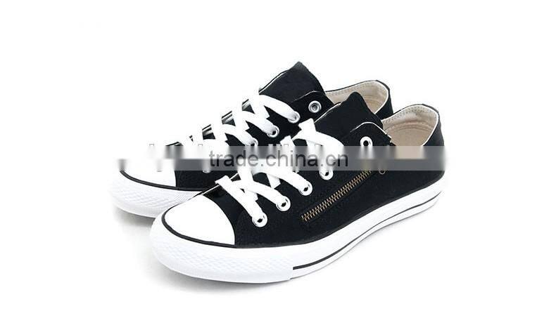 side zip decorated rubber sole platform slip on women sneakers cheap casual canvas shoes 2016, shoes women ladies