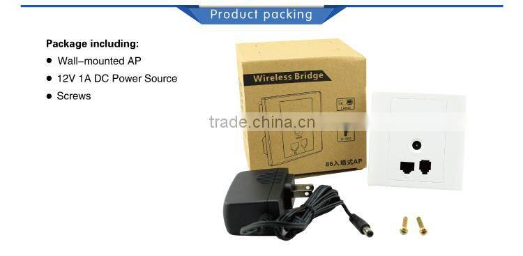 2015 T128 home intelligent gateway inwall access point wireless transmitter
