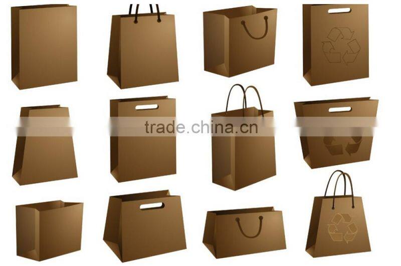 Twisted rope bag packaging paper bag paper shopping bag gift bag