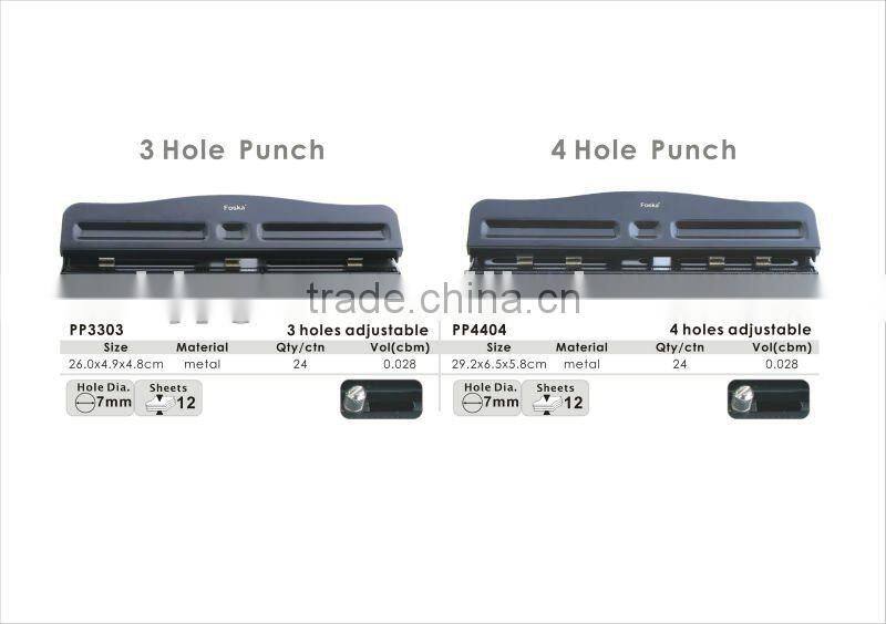 Two Holes Plastic Paper Punch