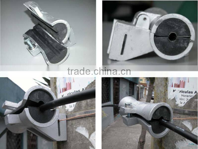 New type suspension clamp for ADSS cable