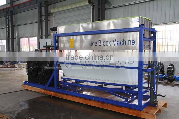2016 New industrial 3TPD directly evaporated Edible ice block machine