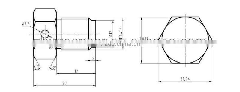 small size Bolt rupture disk