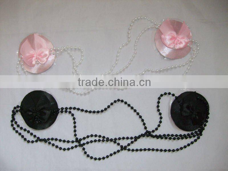 Sexy Pearlnecklace NIPPLE COVER cleavage petal nipple cover