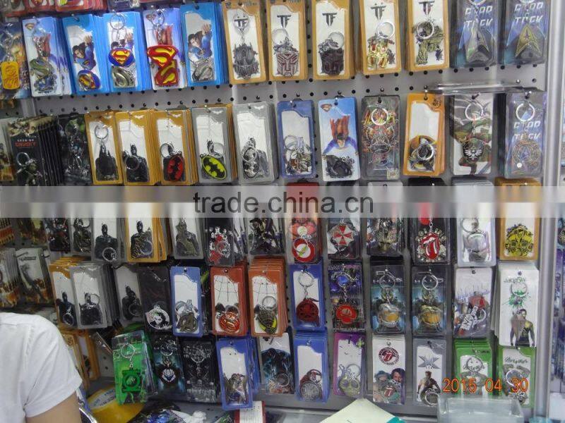 Batman Logo Pewter Keychain Superman Spider Man Mask Thor's Helmet Thor's Hammer avenger keychains marvel keychains