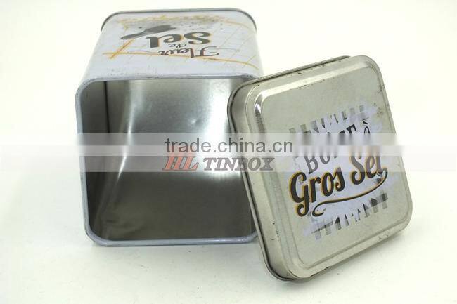 Multifunctional square tin can with high quality
