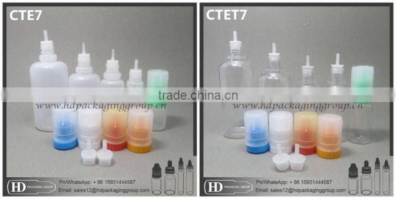 E Juice Dropper Bottle Pen Shape Long Drip Bottle 50ml With Child Proof Dripper Unicorn LDPE Eliquid Bottles