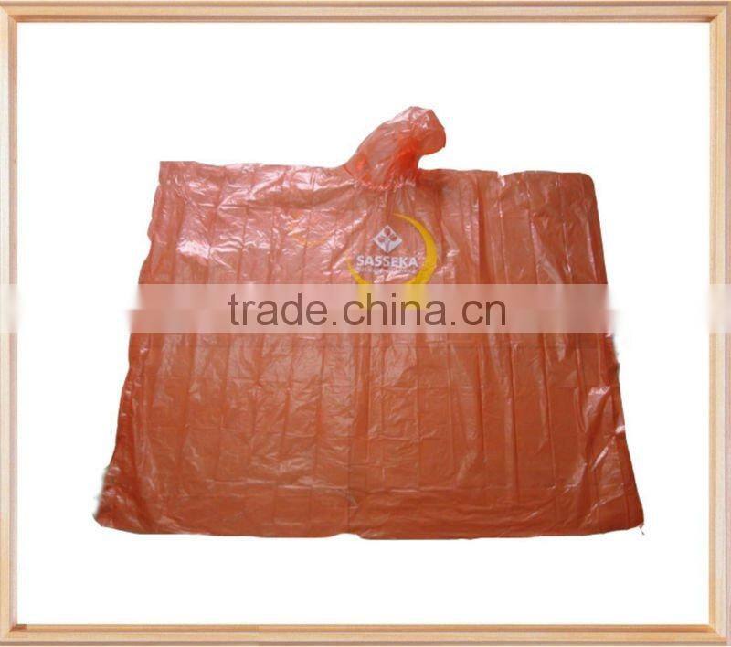 disposable cape plastic rain cape poncho