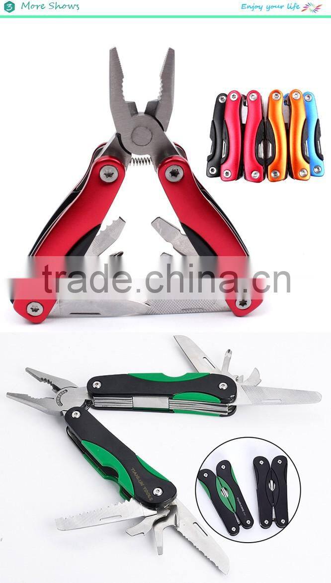Portable Stainless Steel Folding Multifuction Pliers,Survival Camping Pocket Knife Plier,Safety Plier Rescue Outdoor Plier Tool