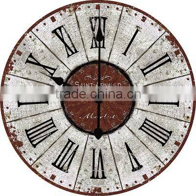 2015 Sun Shape Resin Wall Clock Home Decoration Clock