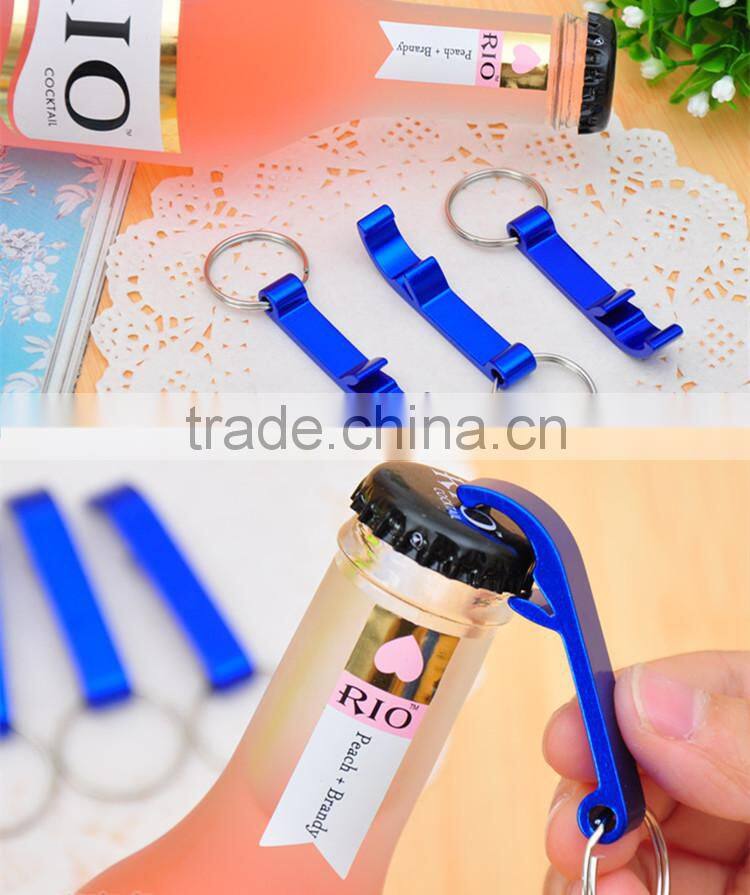 Promotional Customized Aluminum Beer Bottle Opener Keychain