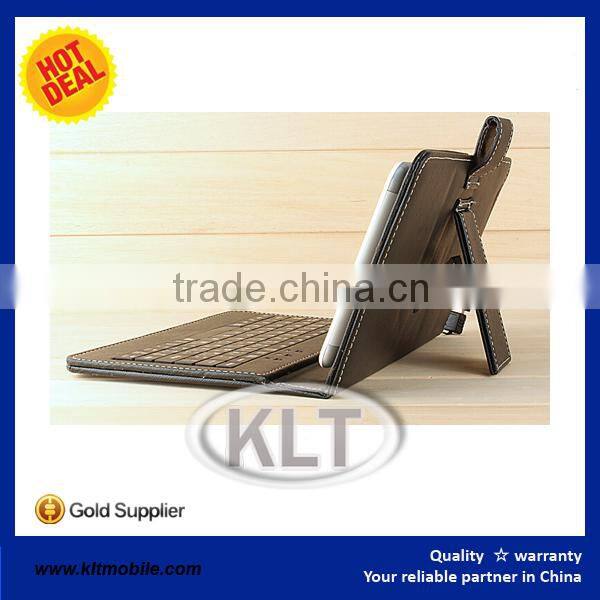 OEM 7,8,9,9.7 10 inch Universal Tablet Case , leather tablet keyboard case, Plastic USB keyboard tablet case