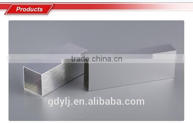 T3 T8 temper anodized aluminum square/flat tube