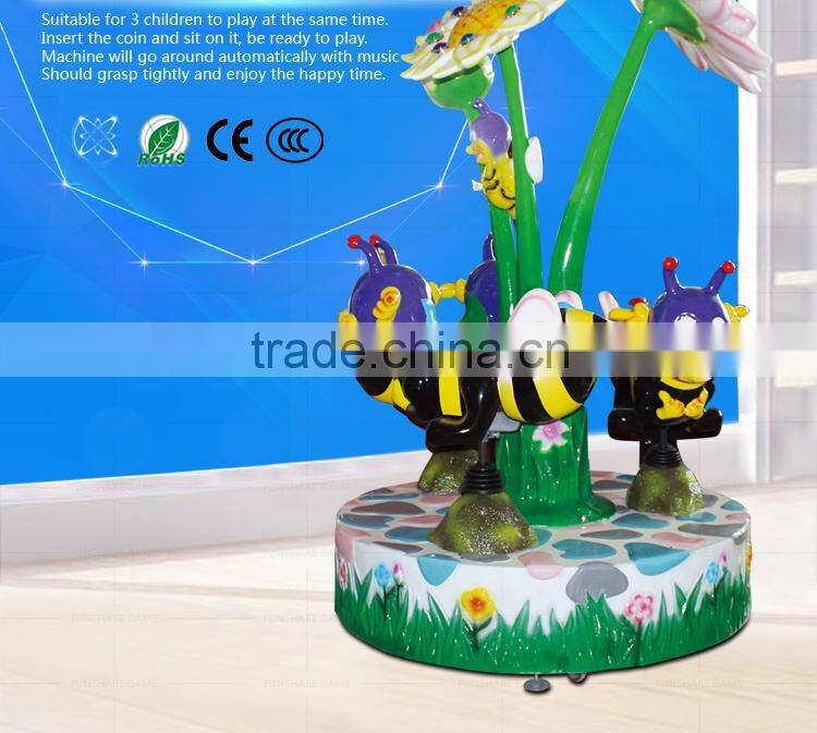 Funshare 2015 Hot Sale Kids Carousel Electric Carousel Model Carousel Musical Carousel For Sale