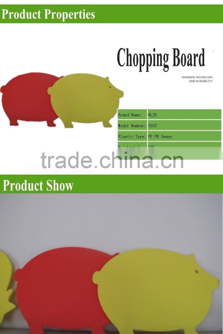Green And Environmental Protection Plastic Cutting Mat Kitchen Cutting Board Cutting Board With Weight Hdpe Chop Cutting Board
