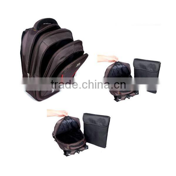 OEM factory custom waterproof laptop messenger backpack, laptop bag