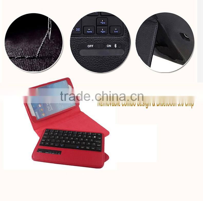 Removable Wireless Bluetooth Keyboard Case for Samsung TAB4 7.0inch T230-SA05