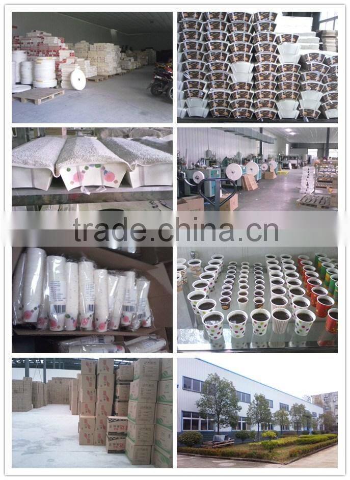 8oz single wall 240gsm paper 18g PE coated paper cups