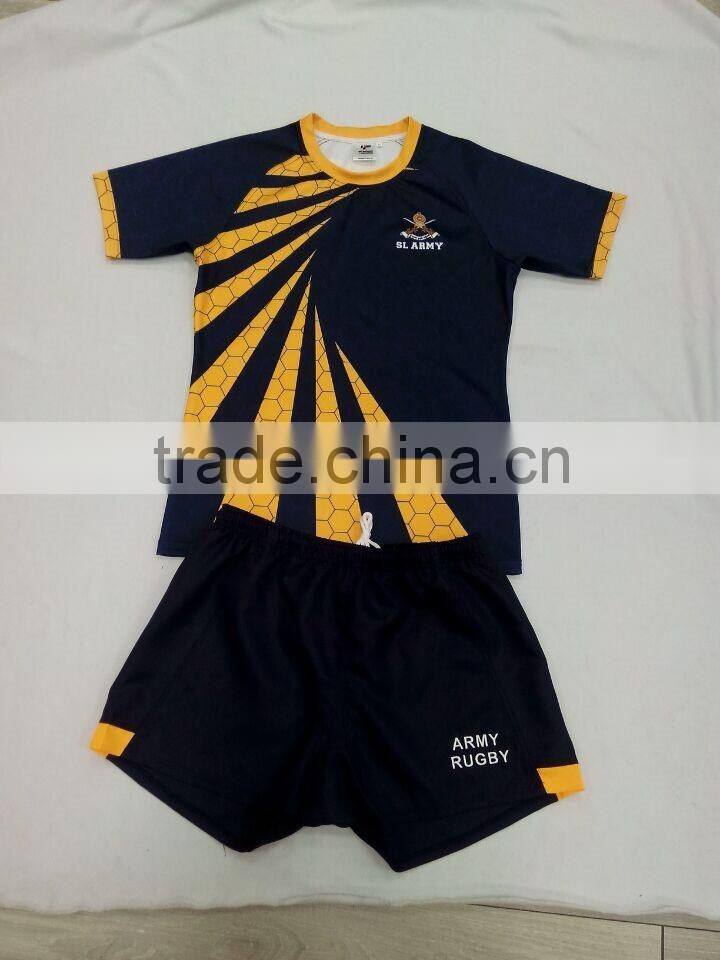 Fashion Style Child Size Custom Blank Rugby Shirt Wear Jersey Man