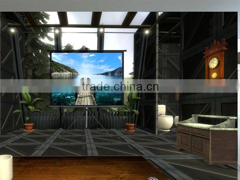 High Gain School ,Office ,meeting Use Portable Projector Screen Projection Tripod Screen