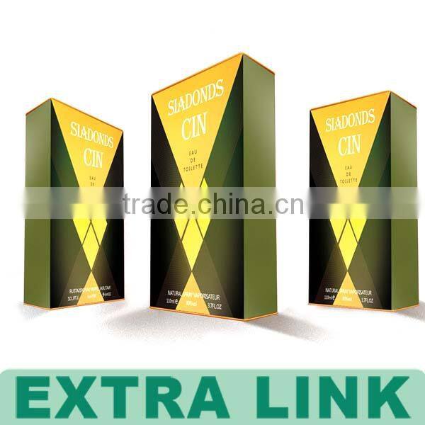 Fashion design both open perfume cardboard printing with LOGO