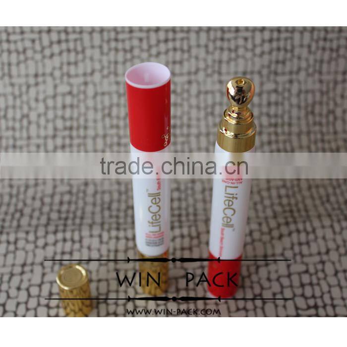 5/10/15ML,metal head plastic tube bottle for eye ,cosmetic bottle for women,skin care cosmetic bottle.