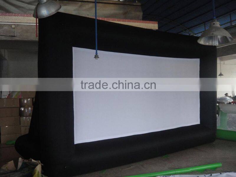 Outdoor inflatable movie screen/inflatable projector screens for party time