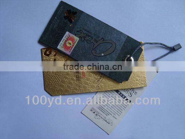 high quality custom metal tag / metal hang tag supplier