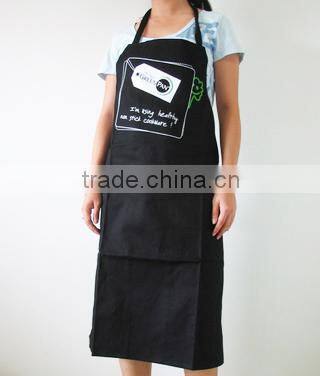 TC polycotton cheap bulk wholesale barber garden apron with one big pocket