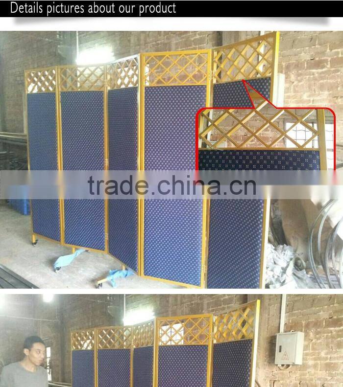 hotel used chinese style folding screen