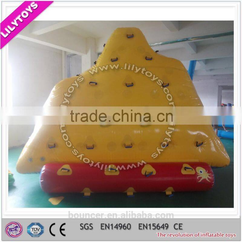 Attractive inflatable game toys for adults, crazy inflatable icerberg water toys