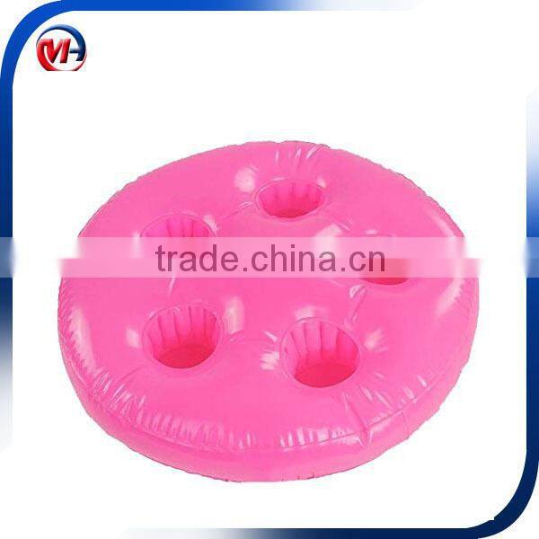 4 PVC Inflatable beverage drink holder