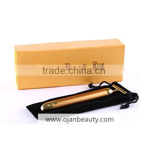 T-shape 24k gold beauty bar for beauty care