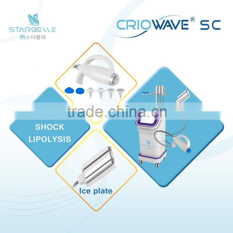 Shockwave Cooling Plate Slimming Weight Loss Machine With CE Approval