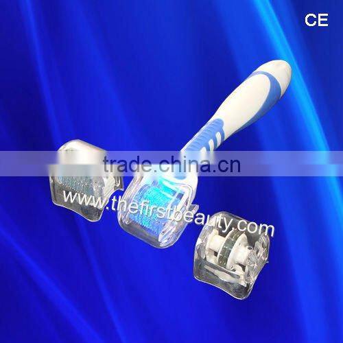 MNS derma roller/micro needle roller/beauty roller with Blue photon light