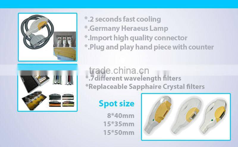 Hot selling 10 IN 1 IPL beauty machine with RF, Cavitation, Vaccum