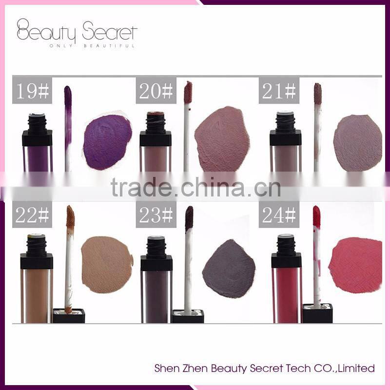cosmetics make your own matte liquid lipstick tube 36 colors for choice