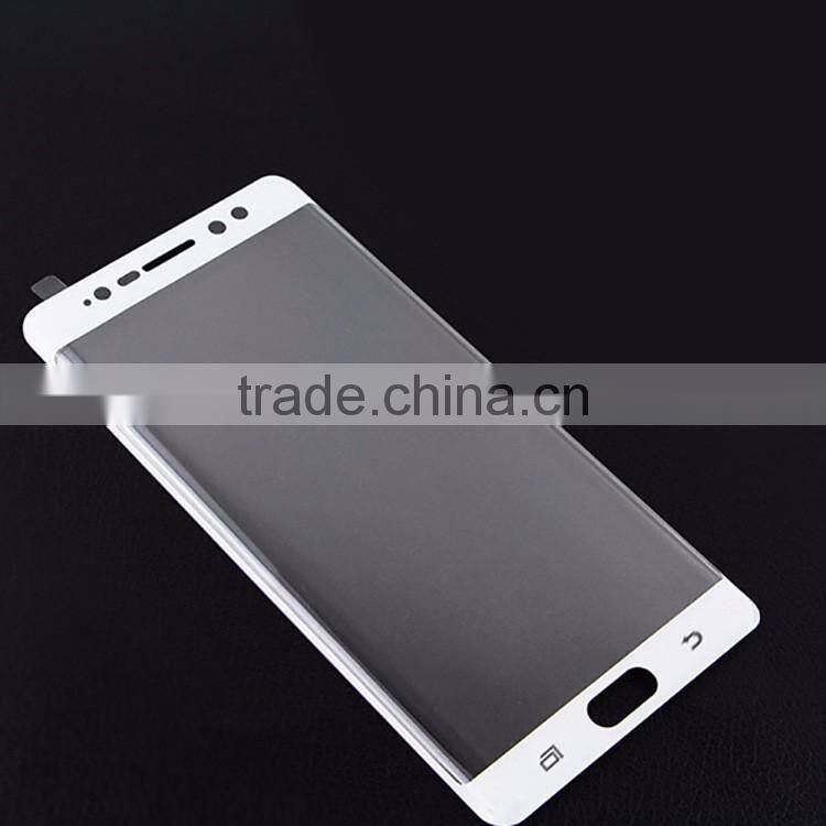9H0.2MM 3D Curved Full Coverage Tempered Glass Screen Protector For Galaxy Note7 Glass Silk print Glass Curved Glass