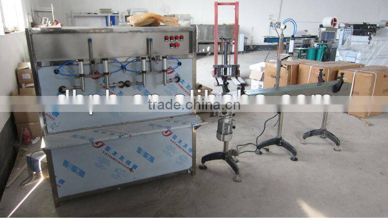 YSGB-4 4 Heads Semi-automatic Liquid Fillng Machine
