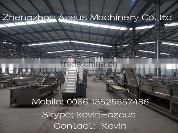 alibaba China 800kg/h full automatic half frozen potato production line
