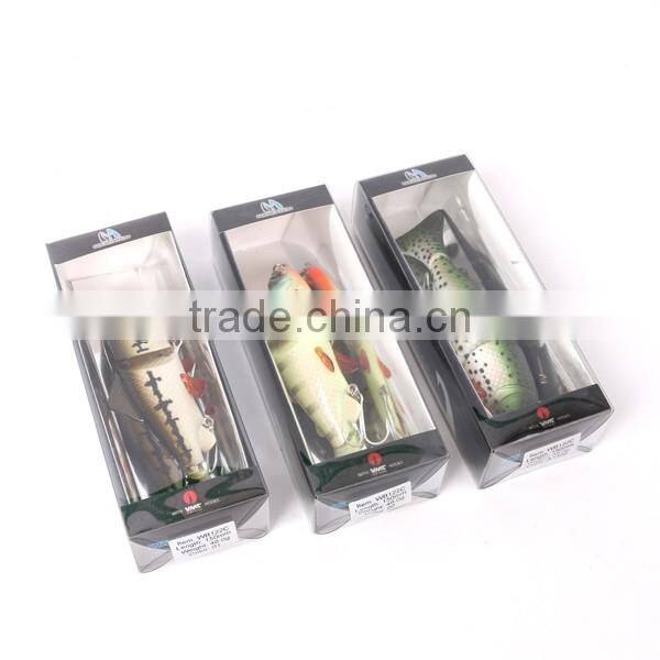 high quality chinese hard plastic multi jointed fishing lures