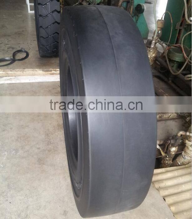 Hydraulic container load solid tyre for truck trailer used in stations docks tire 1000-20
