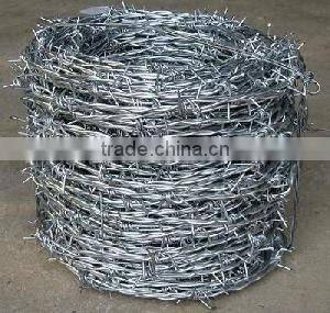 Galvanized&Pvc coated barbed wire