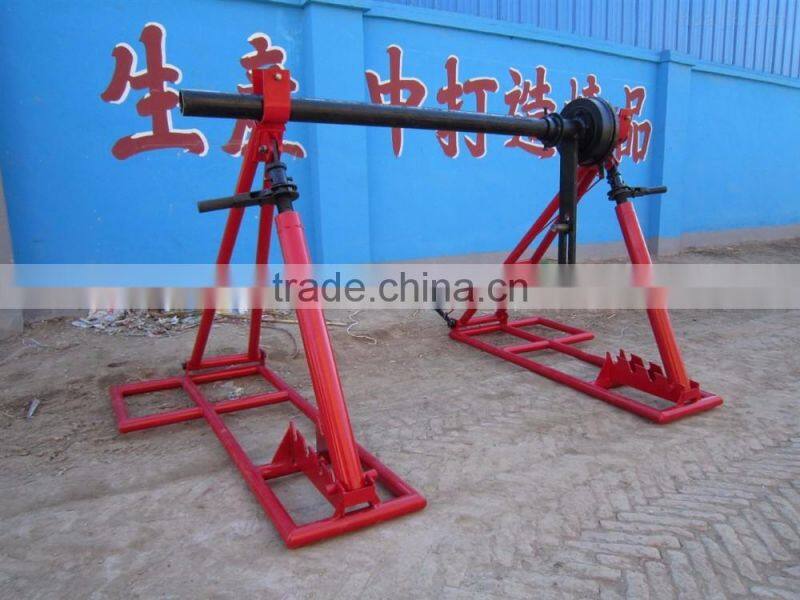 50KN Cable Drum Jacks Cable Reel Drum Elevator