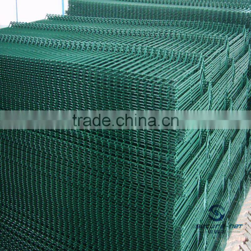 New product 2015 best sale green vinyl coated welded wire mesh fence