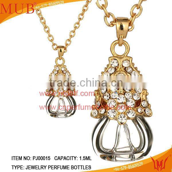 Fashion Enjoyment Jewelry Pendant Glass Perfume bottle jewelry