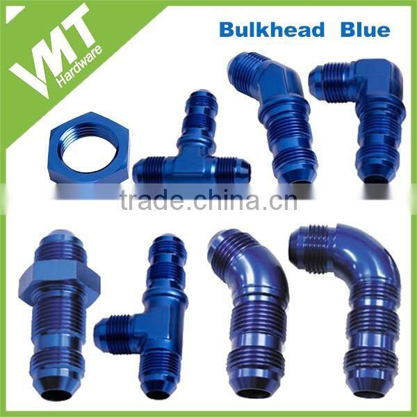 AN-12 to AN-12 JIC FlARE BULKHEAD STRAIGHT MALE FUEL OIL HOSE FITTING ADAPTER