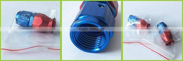 AN6 Fittings Adaptor PTFE Teflon Swivel Straight Hose End Fuel Adapter