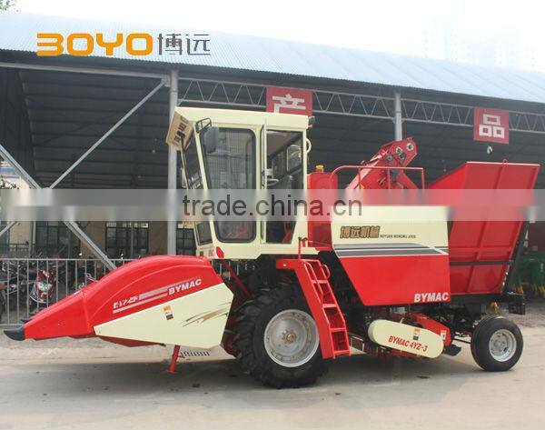 self-propelled corn harvester