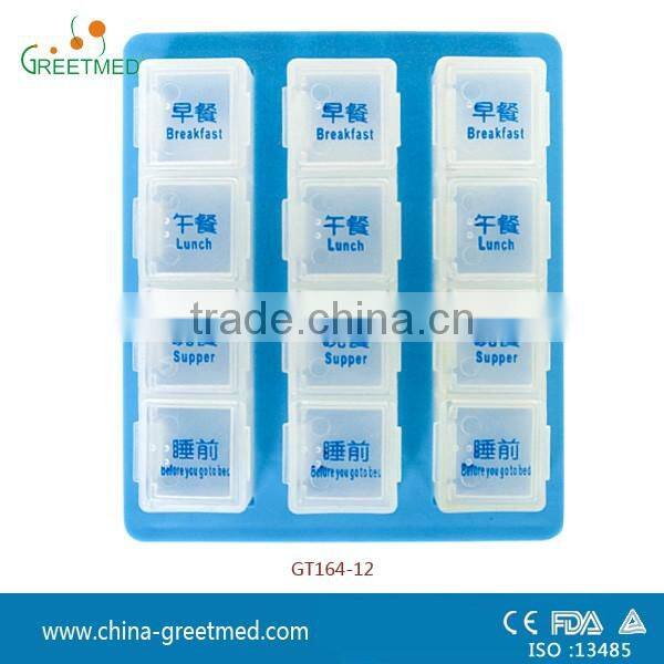wholesale price 7 30 day plastic pill box